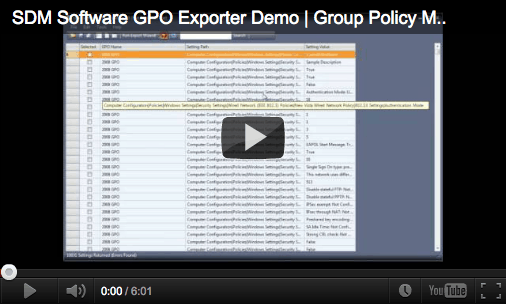 GPO Exporter Demo | group policy tools