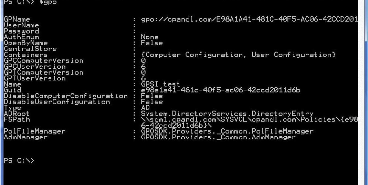 Script Group Policy Changes with GPAE