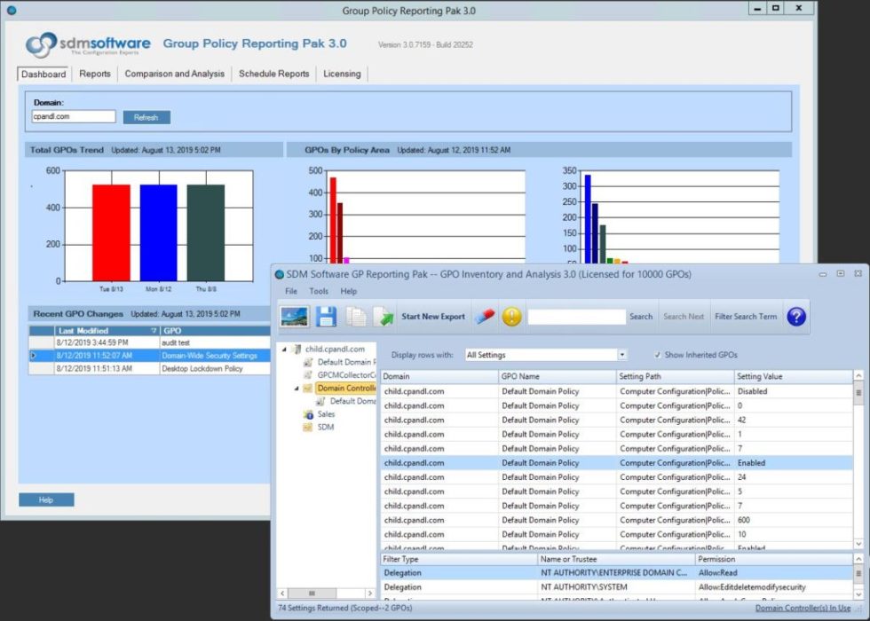 Group Policy Reporting Pak Sdm Software