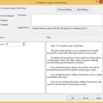 Configuring Logon Script Delay Behavior