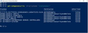 Getting the orphaned ACL on a GPO using PowerShell