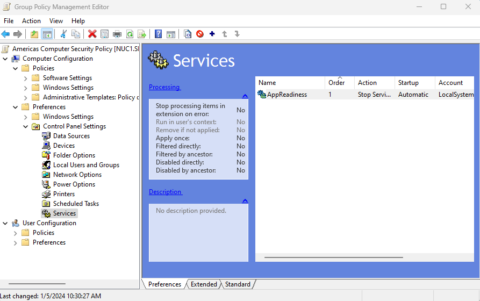 Window Service Control Managing Windows Services Using Group Policy | SDM Software